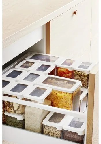 SmartStore Plastikowy słoik modułowy, 1600 ml, 13 x 9 x 20 cm, 1600 ml
