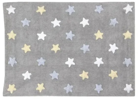 Dywan dziecięcy TRICOLOR STAR 120x160 szary/niebieski LORENA CANALS