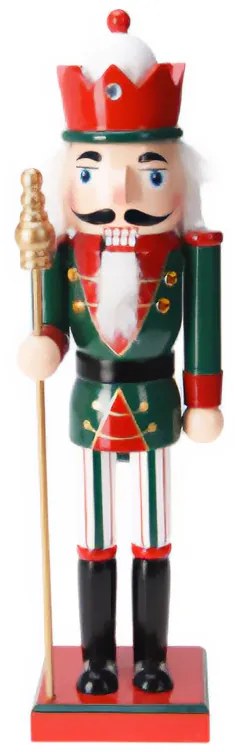 Dziadek do orzechów, figurka z drewna sosnowego, 38 cm