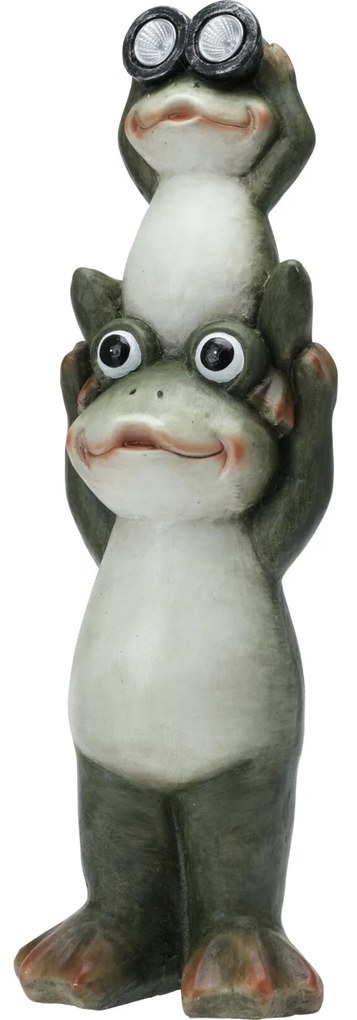 Figurka ogrodowa z lampką solarną, 23 x 15 x 70 cm