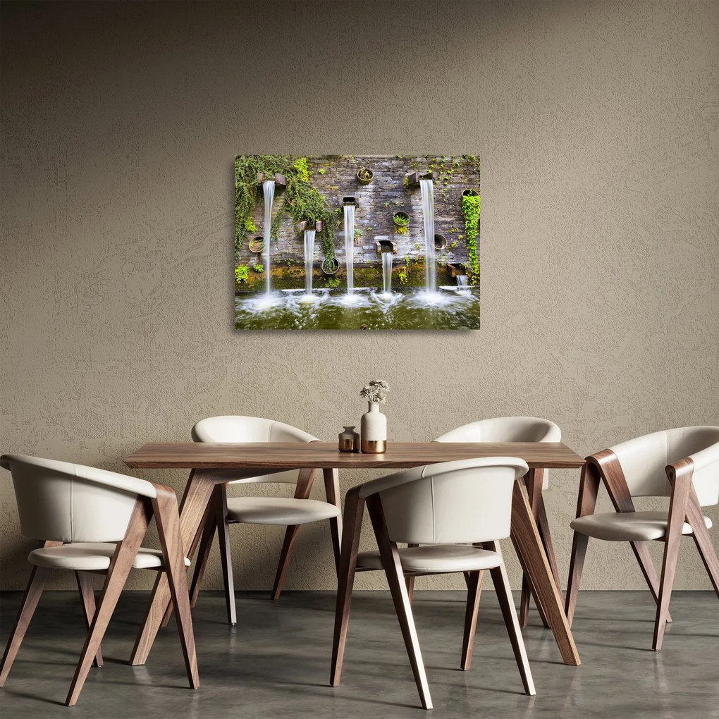 Obraz na szkle - Kamienny mur, Hamburg, Niemcy (70x50 cm)
