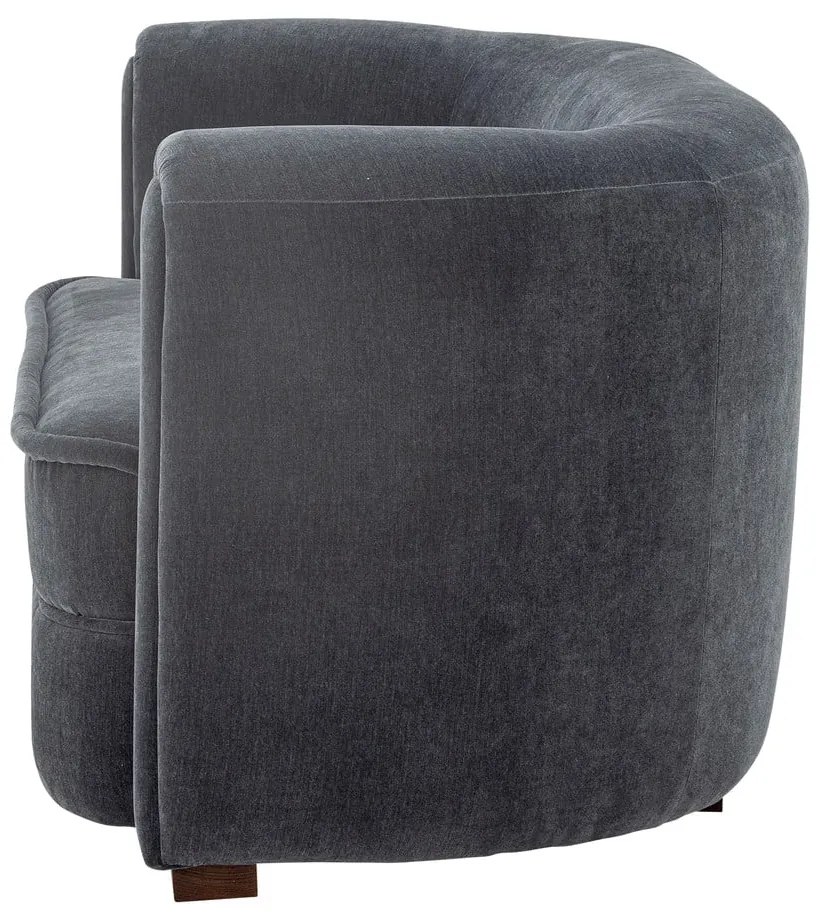 Szaroniebieska aksamitna sofa 152 cm Malala – Bloomingville