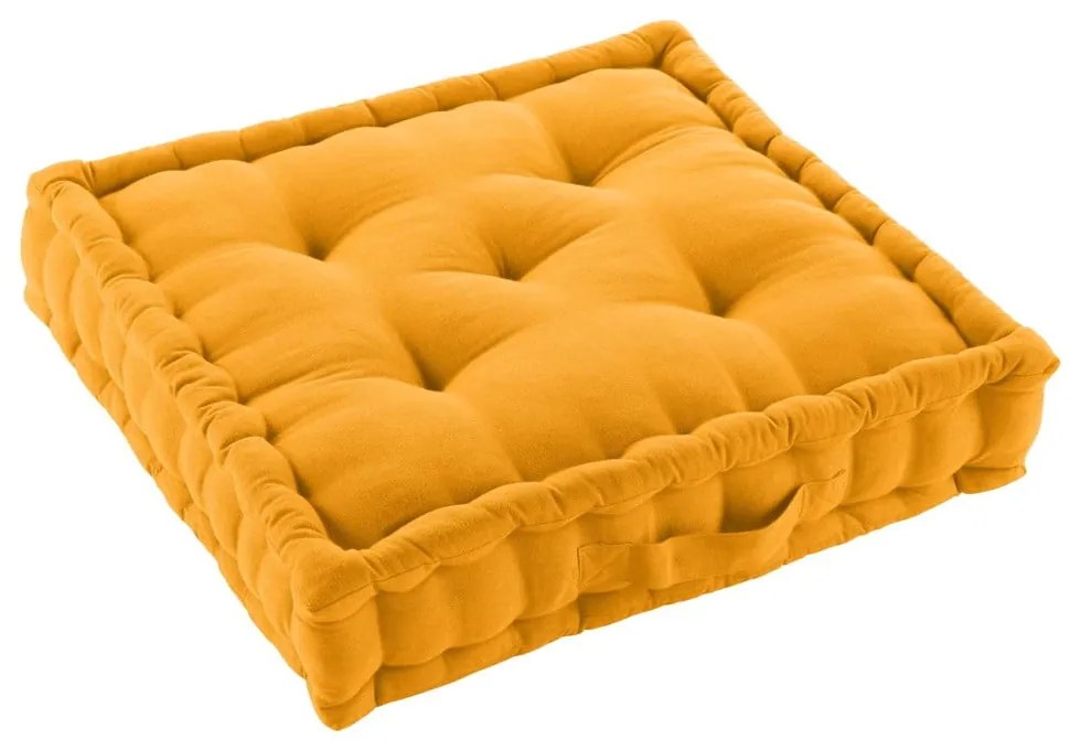 Żółty worek do siedzenia Twily – douceur d'intérieur