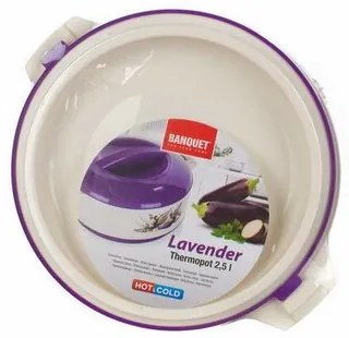 Banquet Culinaria LAVENDER garnek termiczny 2,5 l