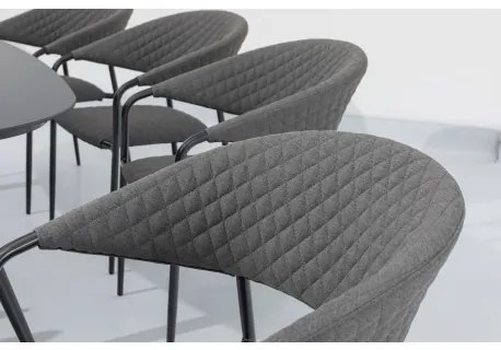 Bergamo Melia Likatex - komplet wypoczynkowy aluminiowy 4+1