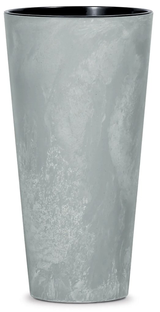 Donica ogrodowa Tubus Slim Beton Effect 29 cm beton PROSPERPLAST