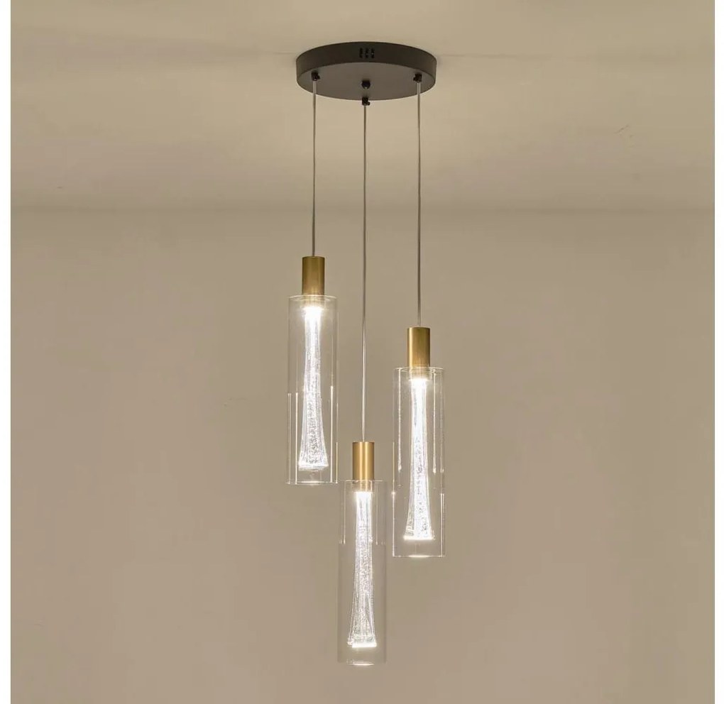 LED Żyrandol na lince LED/21W/230V 3000K