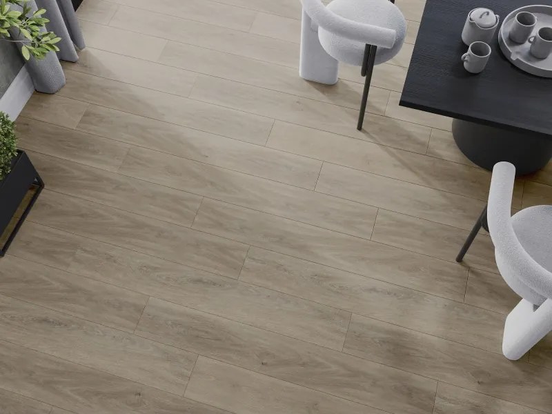 Mexen Parkland próbka paneli winylowych SPC 6,5 mm, podkład IXPE 1,5 mm, 4 V-Fuga, Dąb - F1024-S