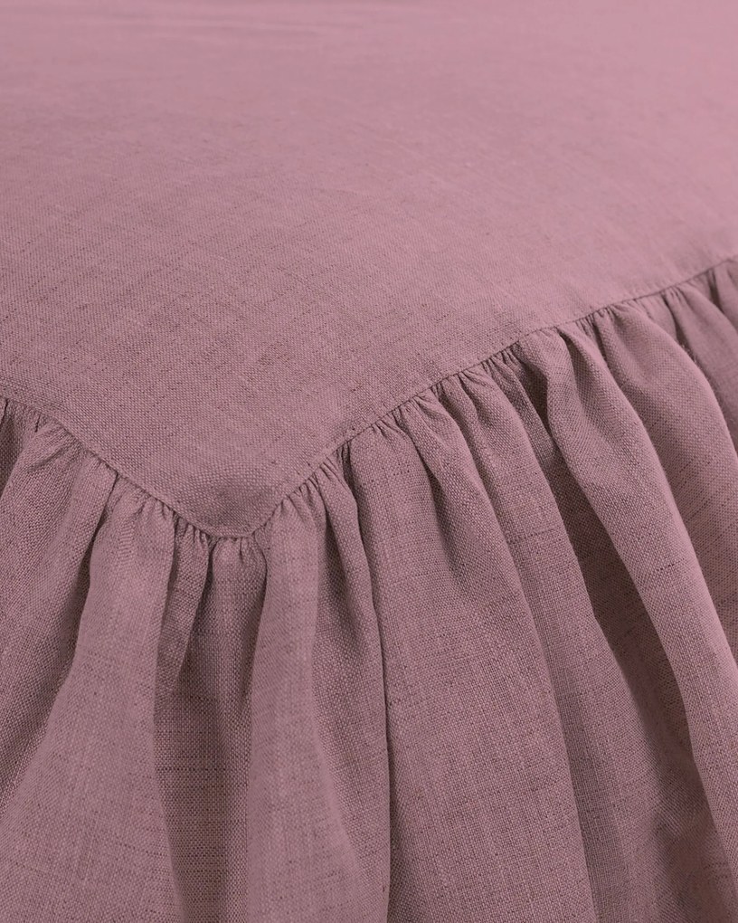 Narzuta na łóżko 160 x 210 cm frilly pink