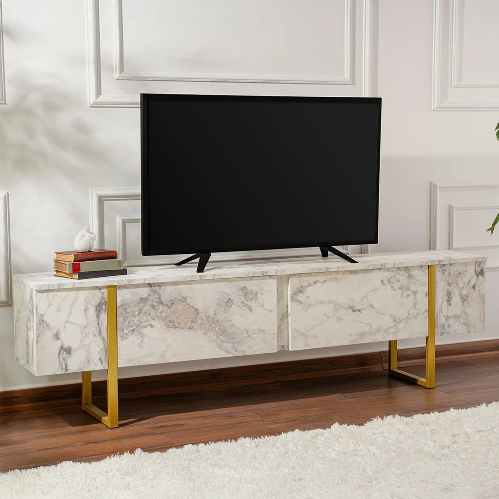 Stolik TV Serenity Gold