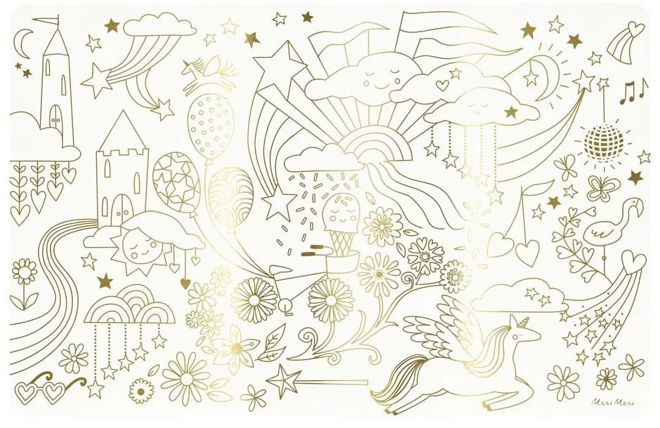 Papierowe maty stołowe zestaw 8 szt. 28x42.5 cm Happy Icons – Meri Meri