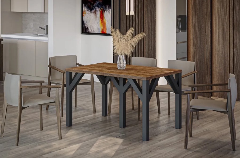 Industrialny stół jadalniany Dunaj 350 rozkładany od 130 do 350 cm