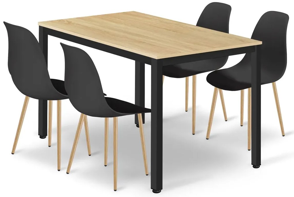 Komplet mebli stół + 4 krzesła H1-C91