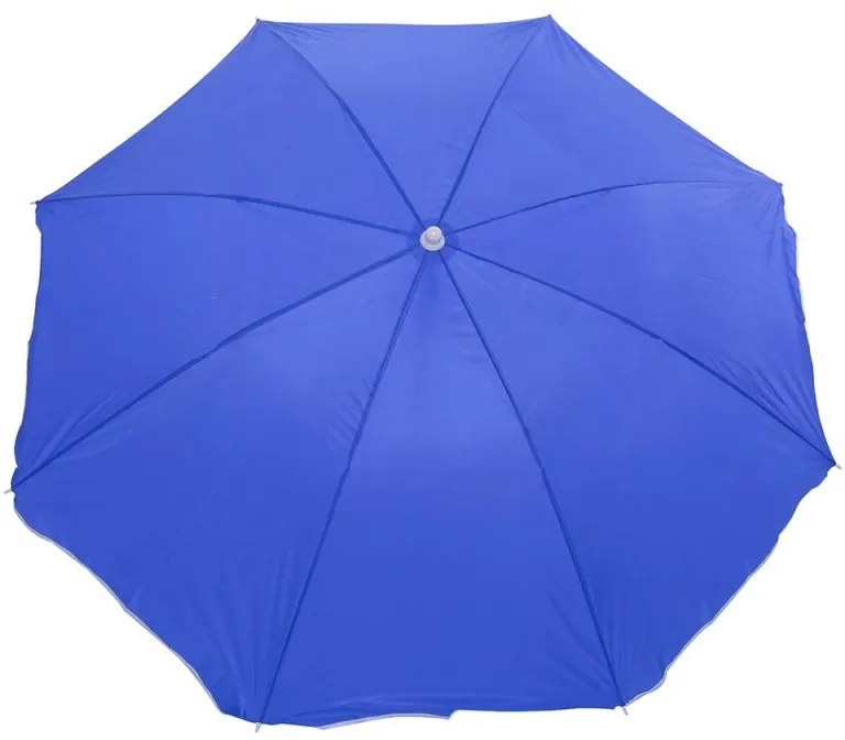 Parasol ogrodowy CORAL z regulacją kąta nachylenia 200 cm, niebieski