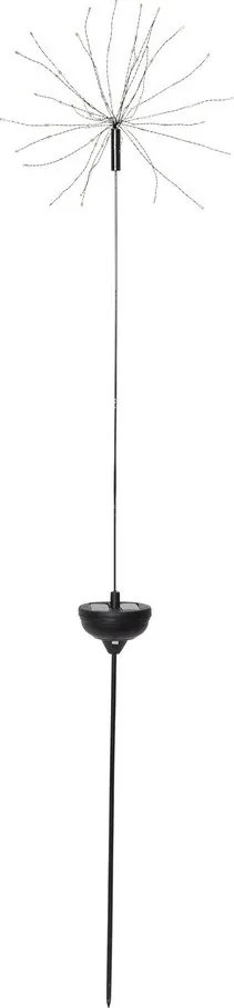 Ogrodowa lampa solarna LED z białymi diodami Star Trading Firework, wys. 100 cm