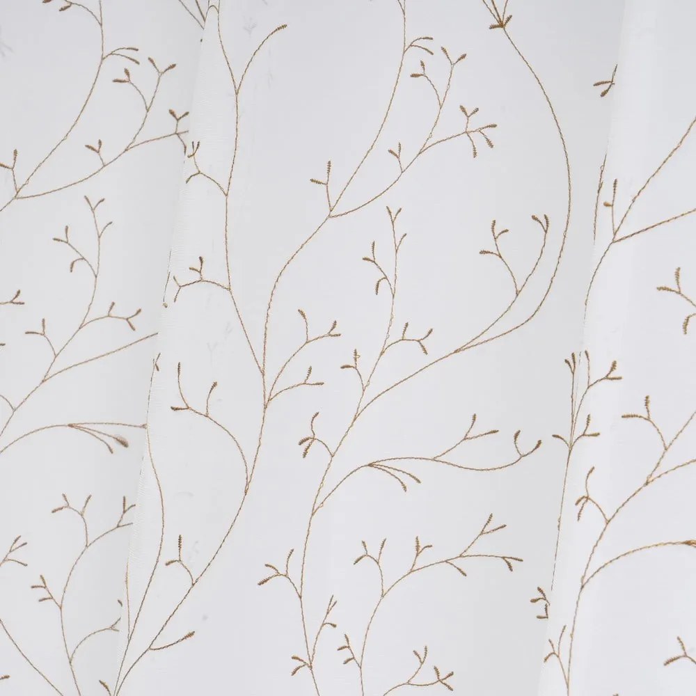 Biało-beżowa firanka 140x260 cm Grow – Casa Selección