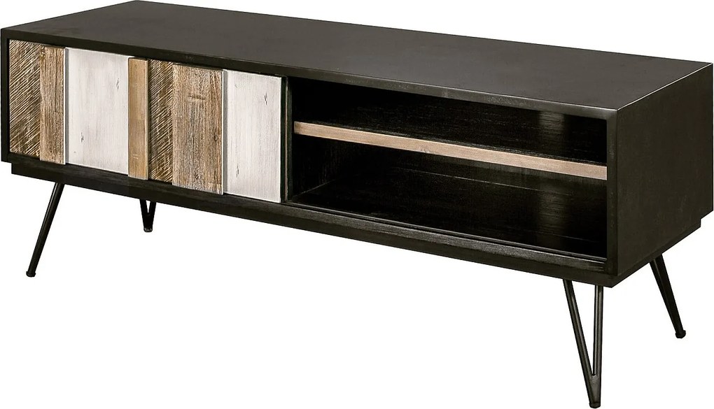 Komoda 150x55x45 cm czarna adesso adesl01