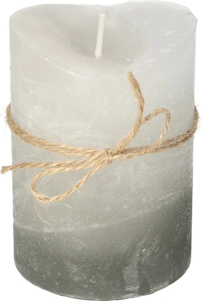 Świeca Dorotea 10cm dark grey cristal