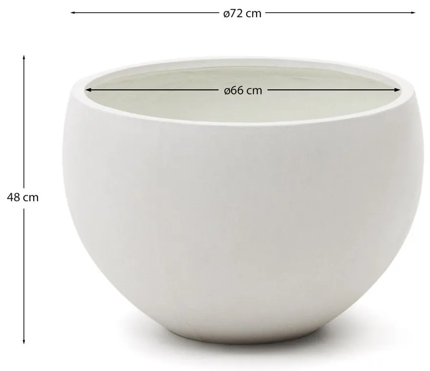 Doniczka z cementu ø 72 cm Grau – Kave Home