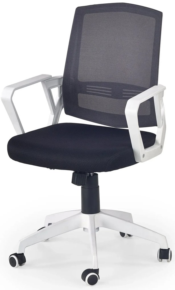 Czarny fotel obrotowy L7-Z50