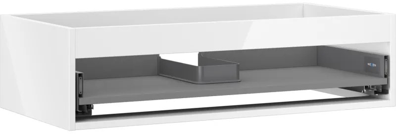 Mexen Box-A korpus szafki podumywalkowej 90 cm, 1 szuflada, biały połysk - 91AX0-0900-235-1-00