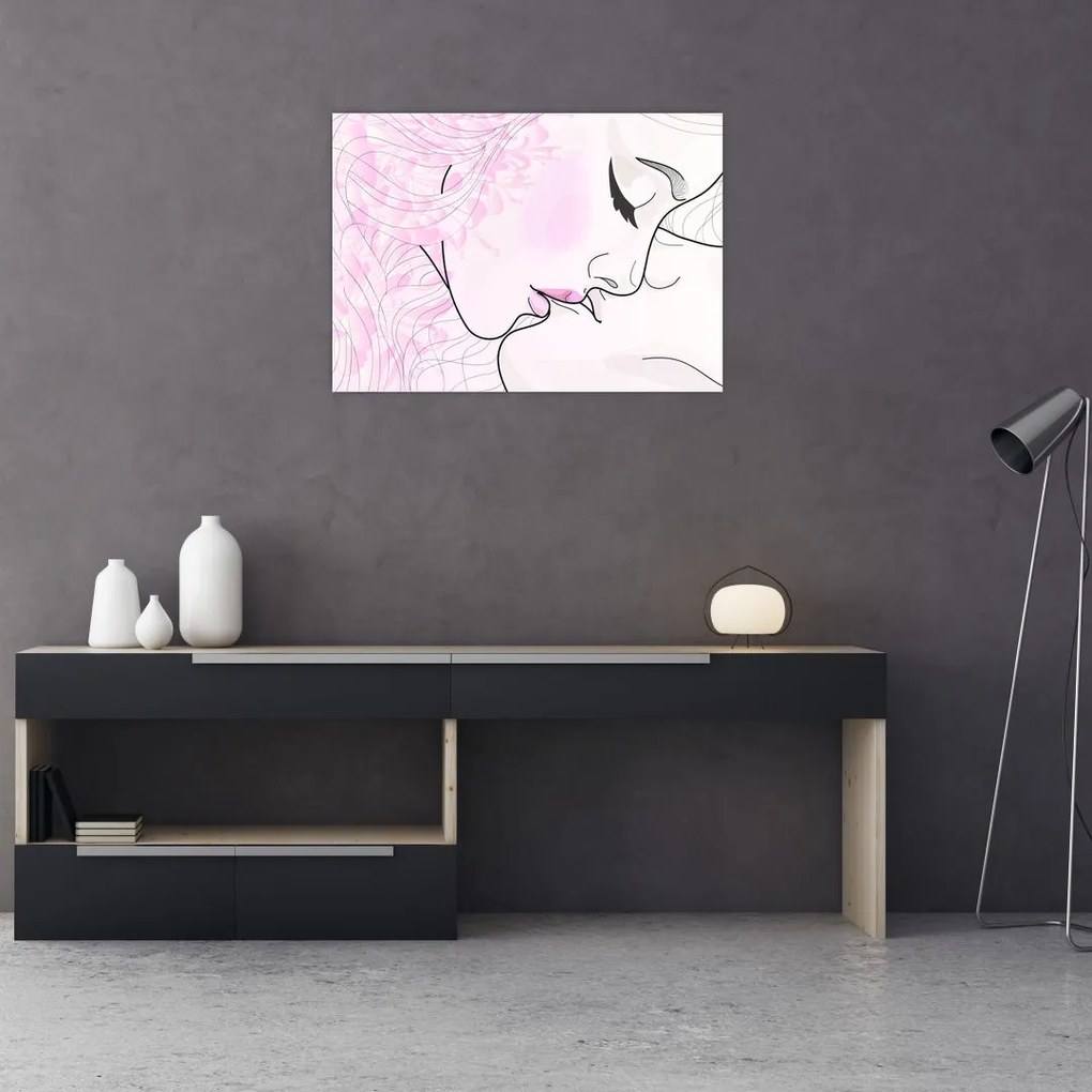 Obraz - Pocałunek (70x50 cm)