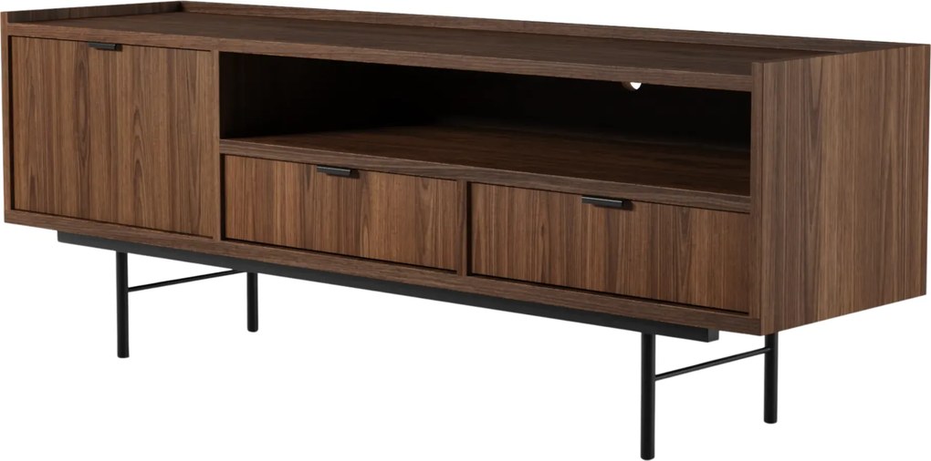 Szafka RTV na nóżkach 150 cm orzech warmia H3-P37