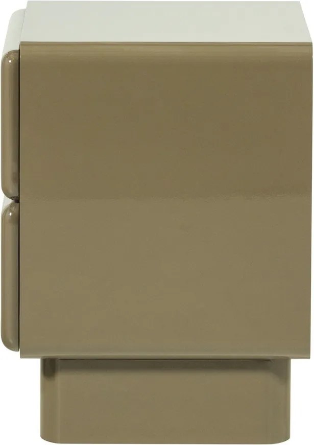 Zielona szafka nocna z połyskiem Lustra – WOOOD