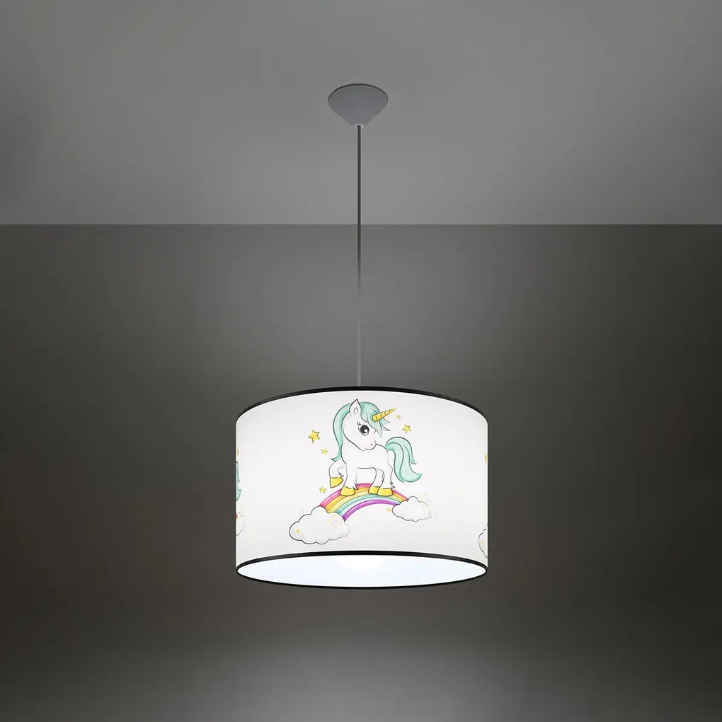 Lampa wisząca JEDNOROŻEC 40 biała SOLLUX  LIGHTING
