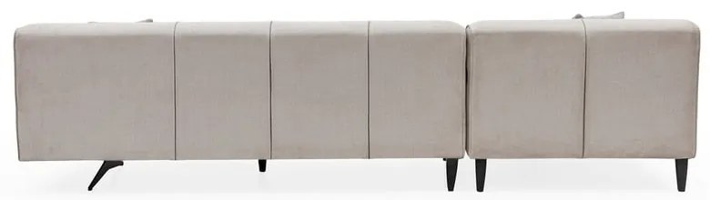 Beżowa sofa narożna Artie Jivago, narożnik lewy