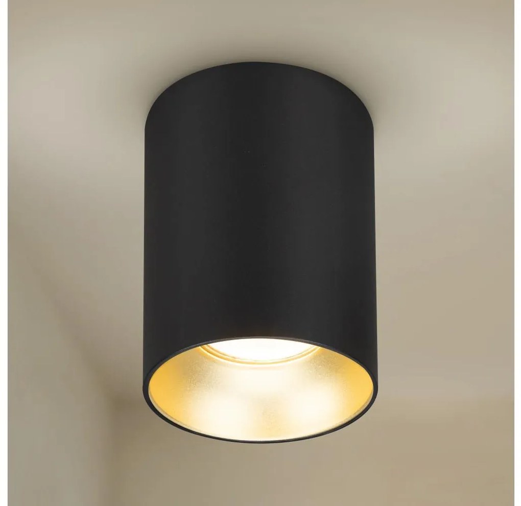 Brilagi - LED RGBW ściemnialna oprawa punktowa TRINE 1xGU10/30W/230V czarna/złota