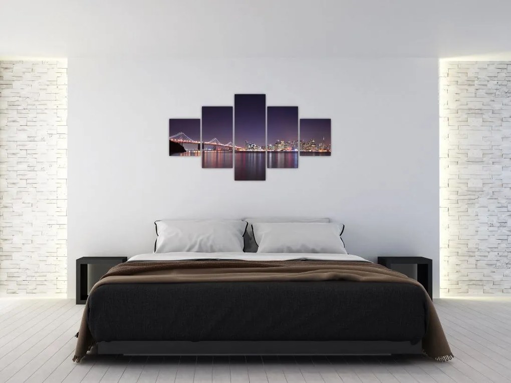 Obraz przedstawiający San Francisco, Kalifornia (125x70 cm)