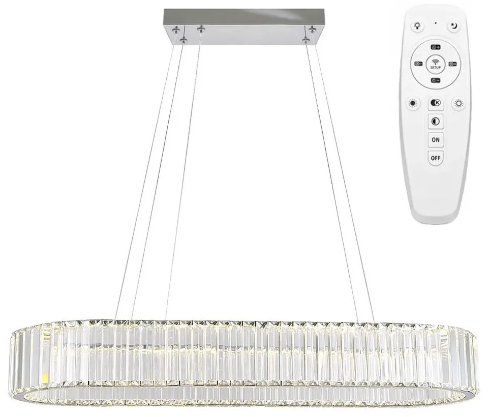 LAMPA SUFITOWA WISZĄCA LED APP1547-CP CHROM