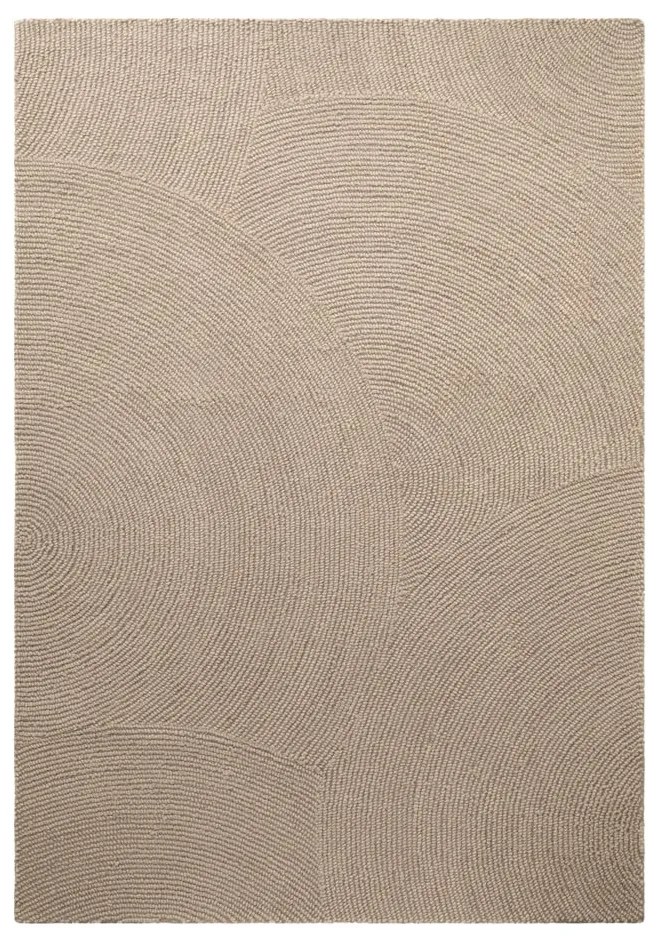 Beżowy wełniany dywan tkany ręcznie 80x150 cm Eleni Light Beige – Hanse Home