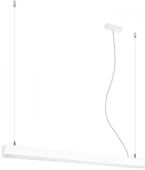 Biała lampa wisząca LED do biura 3000 K - EX613 L8-D48