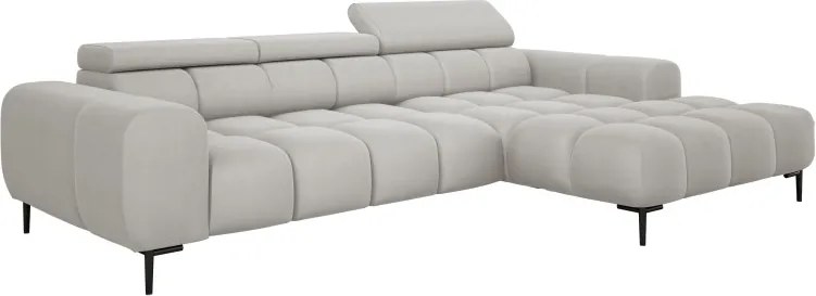 Narożnik PLAZA MINI wolnostojący Prawostronny w tkaninie SOLAR 03 WERSAL