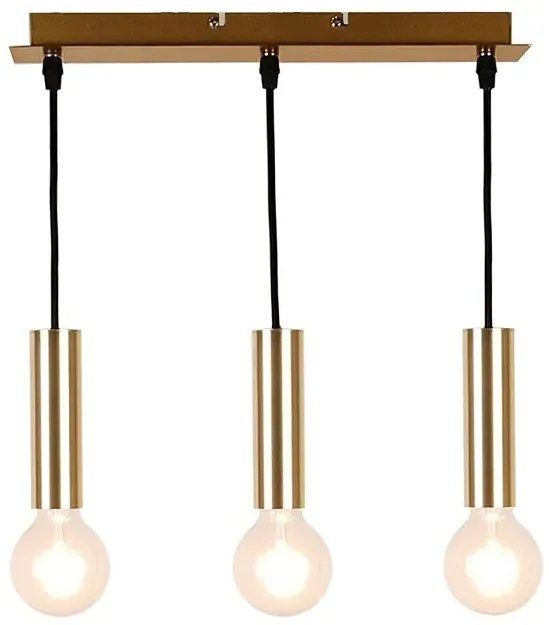 Potrójna lampa wisząca złota - V017 P8-S86