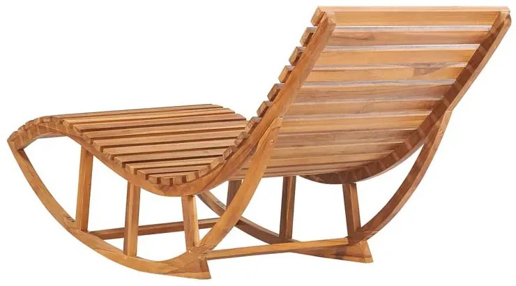 Jasnoszary jednoosobowy bujany leżak do ogrodu M2-M87