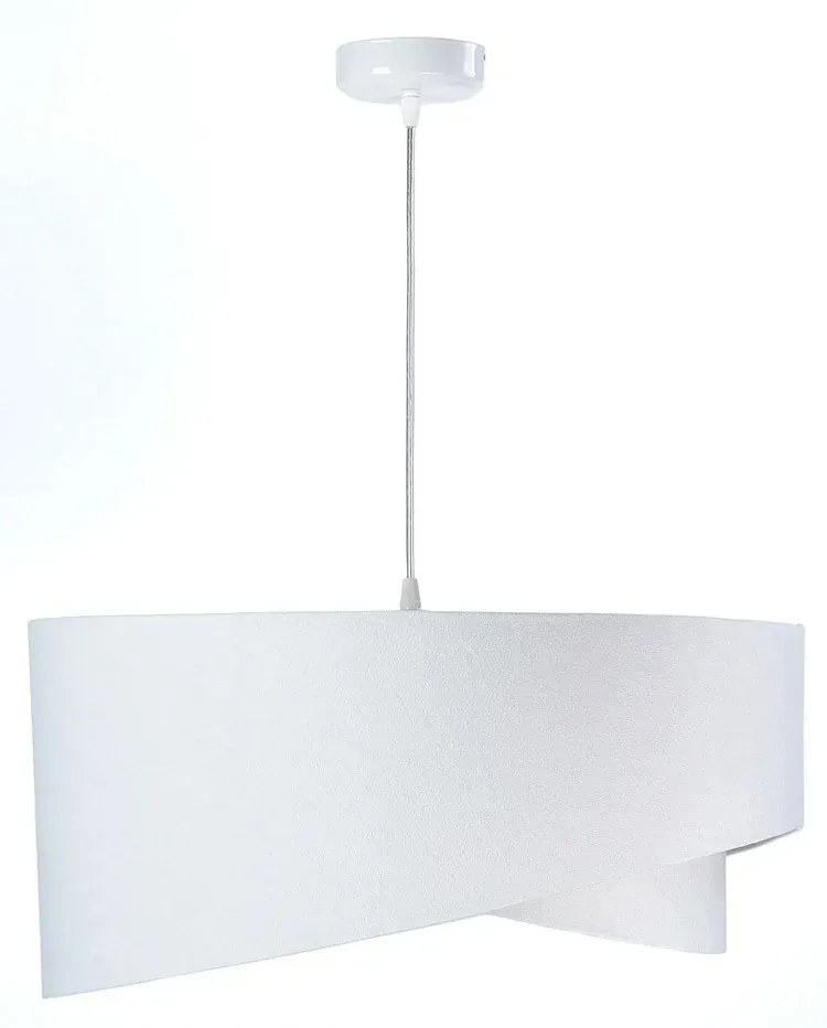 Biało-bordowa asymetryczna lampa wisząca - EX990 B6-N28