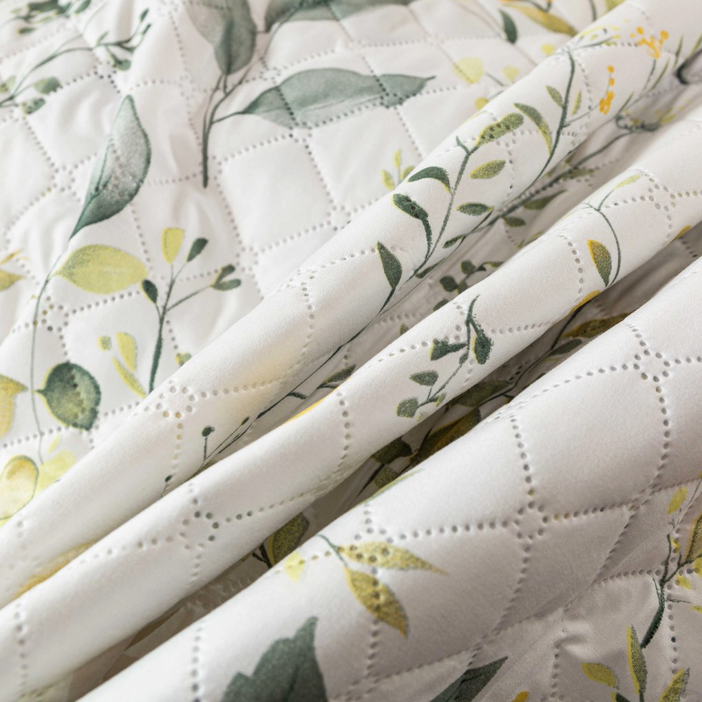 Narzuta na łóżko CITRUS GARDEN, biały Rozmiar: 170 x 210 cm