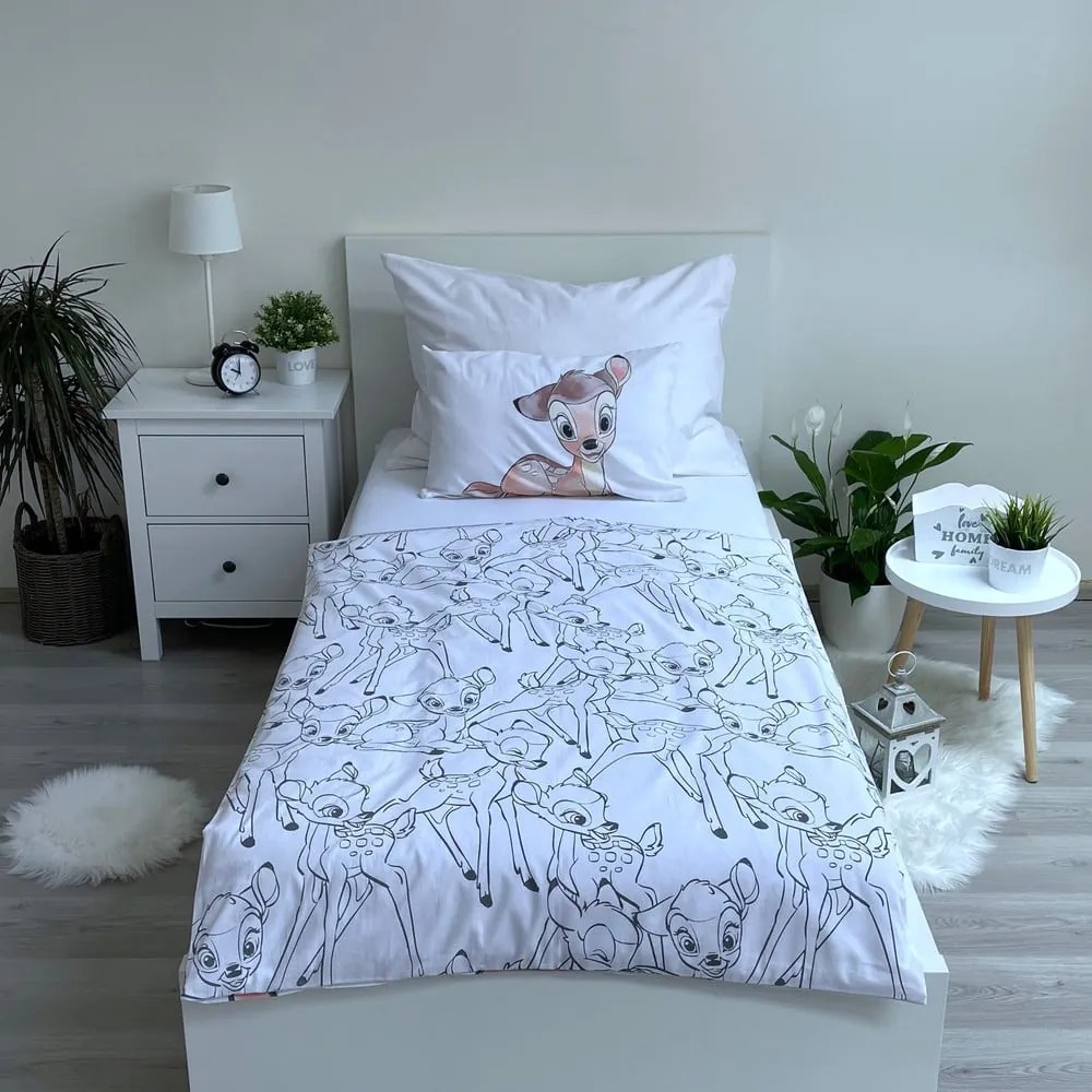 Bawełniana pościel dziecięca do łóżeczka 100x135 cm Bambi – Jerry Fabrics