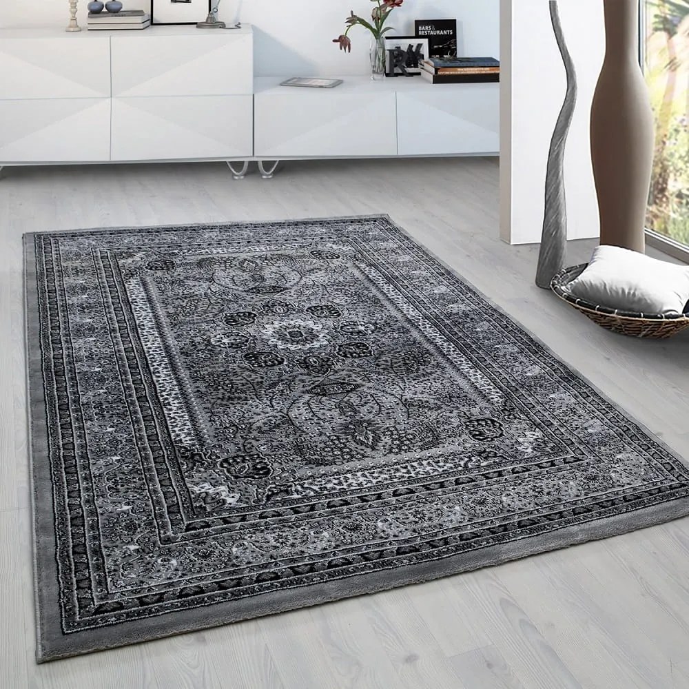 Dywan klasyczny Marrakesh ornament szary 200 cm x 290 cm