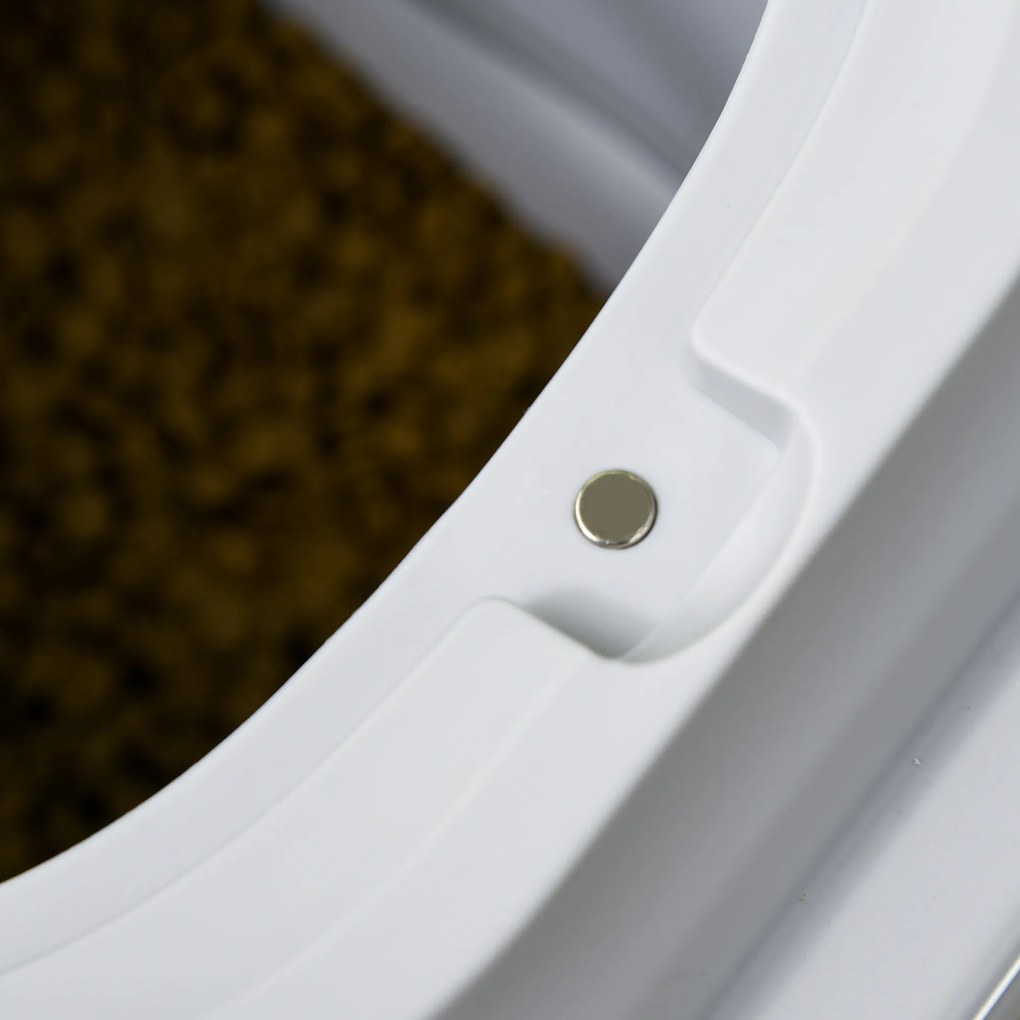 PawHut Składany pojemnik na suchą karmę, do 25 kg, z akcesoriami, 44x32x37cm, Szary