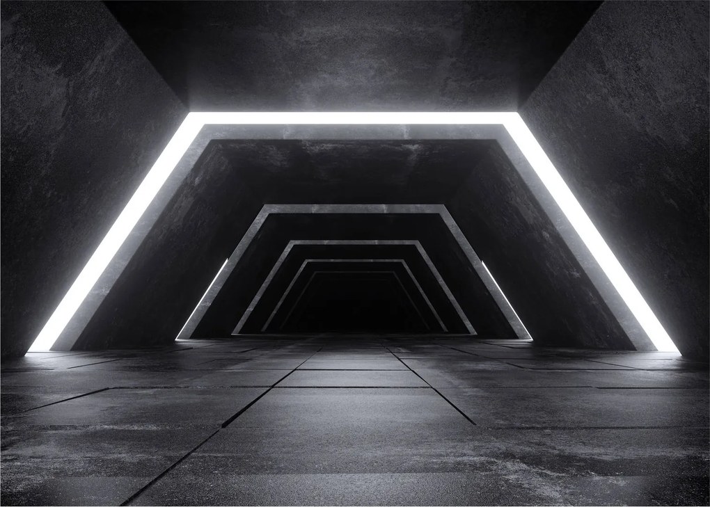 Obraz - Futurystyczny tunel (70x50 cm)