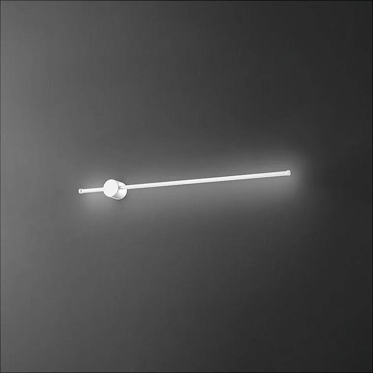 Perenz 97cm Biały 20W 3000K LED Zegar Ścienny Aluminiowy