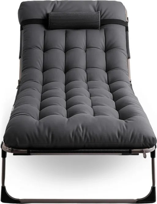 Leżak Ogrodowy VENUS 190x73 cm Szary
