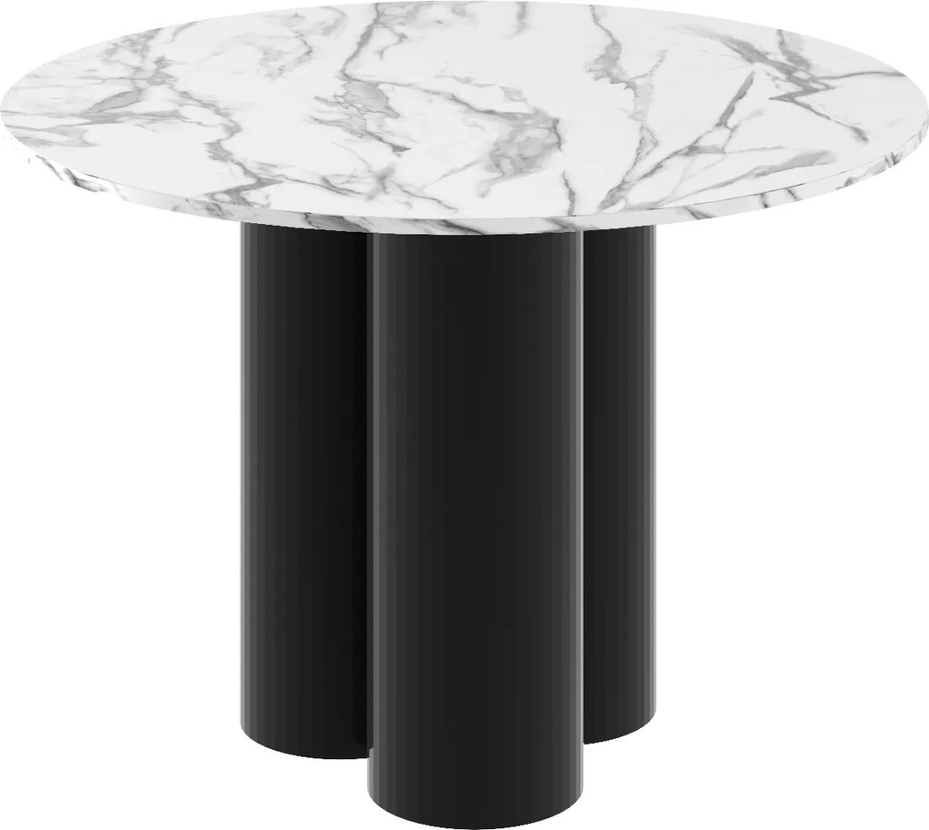 Okrągły stół Raveo Hubertus marmur połysk