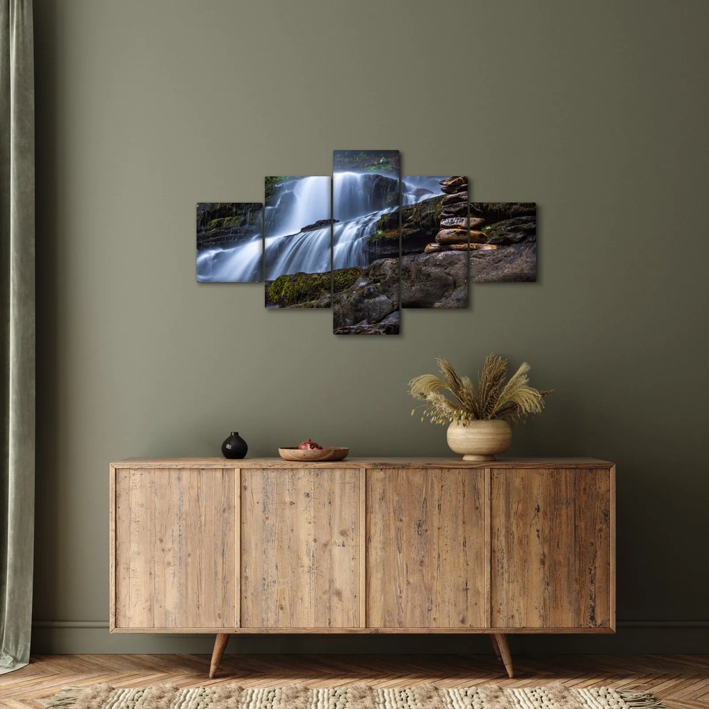 Obraz wodospadu (125x70 cm)