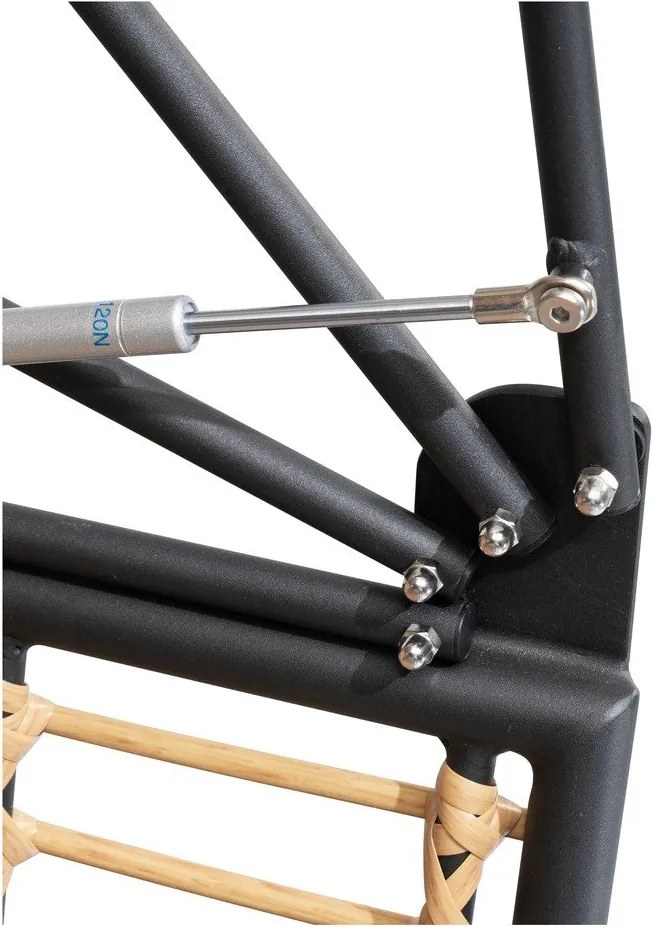 Beżowy metalowy fotel ogrodowy Paros – Garden Pleasure