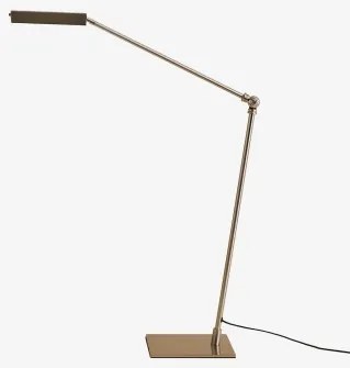Lampa Stołowa Led Z Metalu Valtyn Chrome - Sklum